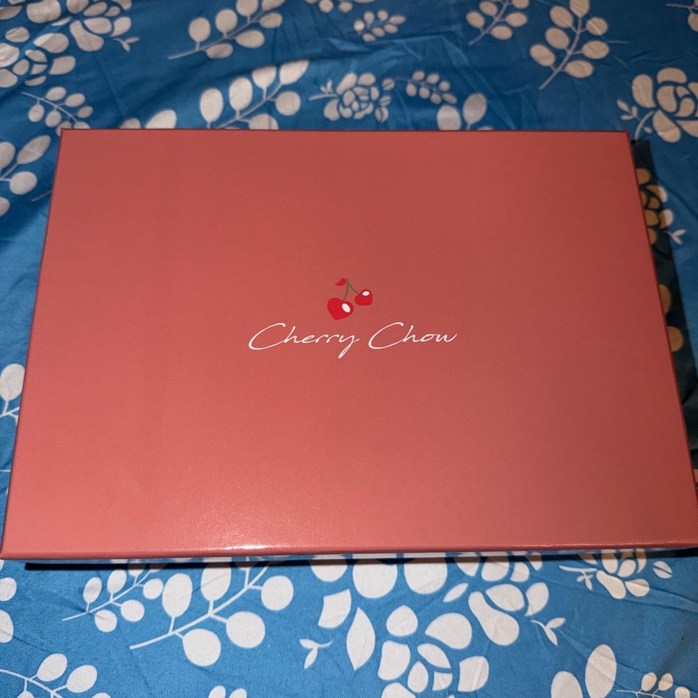Cherry Chou Pink Gift Box with Cherry Logo